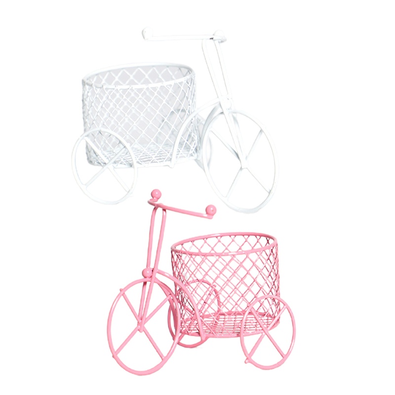 [Hàng mới về] Hộp đựng kẹo đường thiết kế hình xe đạp 3 bánh sáng tạo làm đồ trang trí nhà cửa