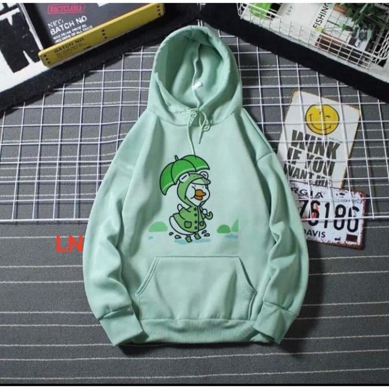 Áo hoodie vịt che ô