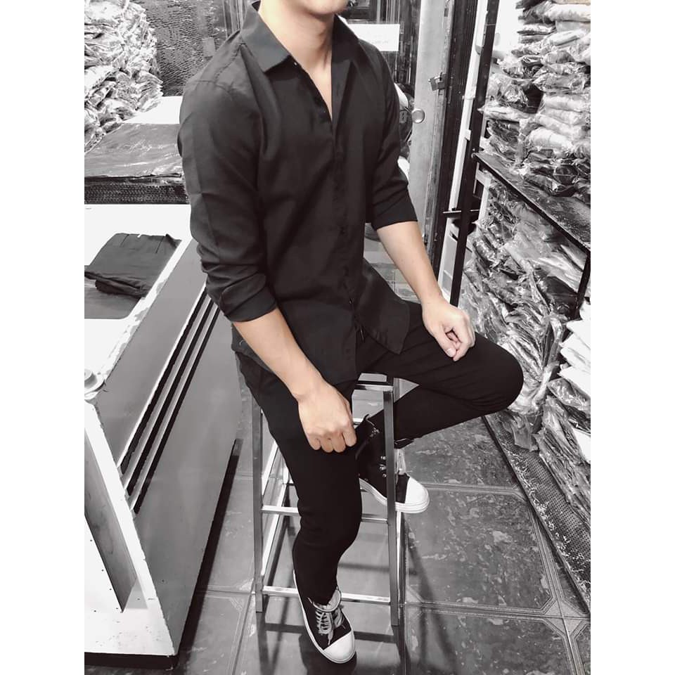 Áo sơ mi Kojiba công sở nam dài tay cổ gập vải lụa Thái chông nhăn có nhiều màu dễ phối hợp thời trang | BigBuy360 - bigbuy360.vn