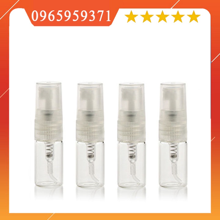 Chai chiết nước hoa thủy tinh 2ml mini