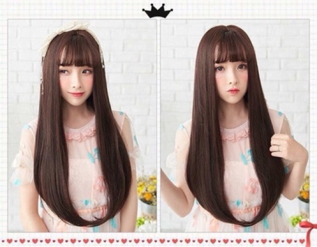 Tóc giả ❤️FREESHIP 50k ❤️ Nguyên đầu cúp - mã z7006