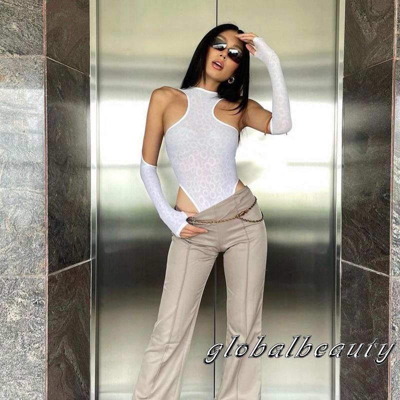 Bodysuit Tay Dài Cổ Tròn Thiết Kế Khoét Lỗ Thời Trang Quyến Rũ Cho Nữ | BigBuy360 - bigbuy360.vn