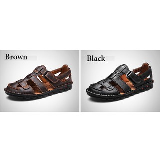 High quality cowhide sandals for men