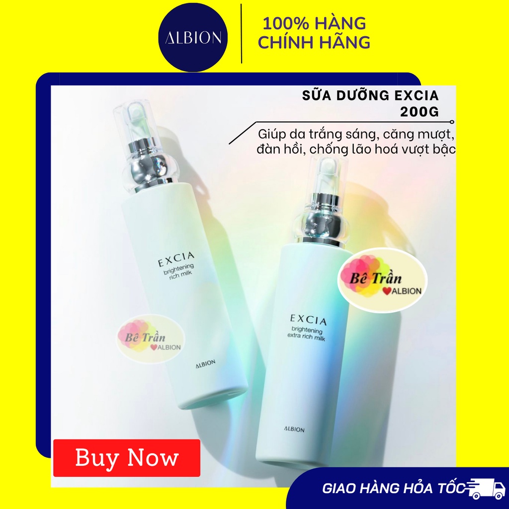 Sữa dưỡng trắng&chống lão hóa vượt bậc Excia100% AUTH,có bill