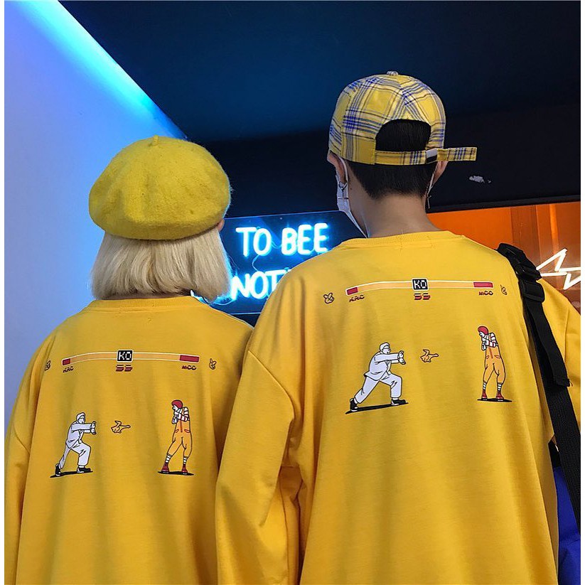 Áo sweater nam nữ YAYSHOP dáng rộng unisex chất nỉ dày dặn KFC