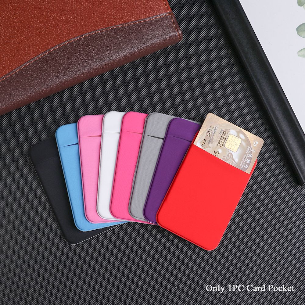 Túi đựng thẻ co giãn gắn sau điện thoại tiện dụng