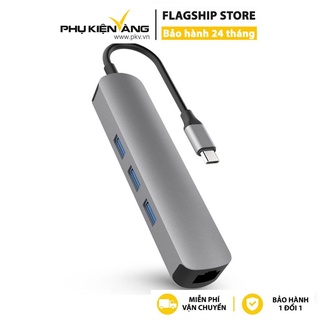 Cổng chuyển hyperdrive 4k hdmi 6-in-1 usb-c hub cho macbook, ultrabook & usb-c devices - lan - hd233b - hàng chính hãng
