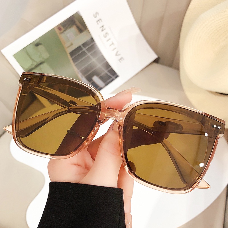 Kính Mát Gọng Vuông Chống Nắng Phong Cách Hàn Quốc Thời Trang Mới Cho Nữ