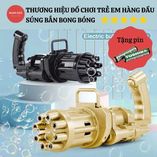 Súng Bắn Bong Bóng 8 nòng cực manh cho Bé cực kì đáng yêu Súng tạo bong bóng check in sống ảo cực xin sò