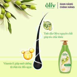 Dầu gội Oliv dưỡng tóc 650ml (có vòi nhấn)