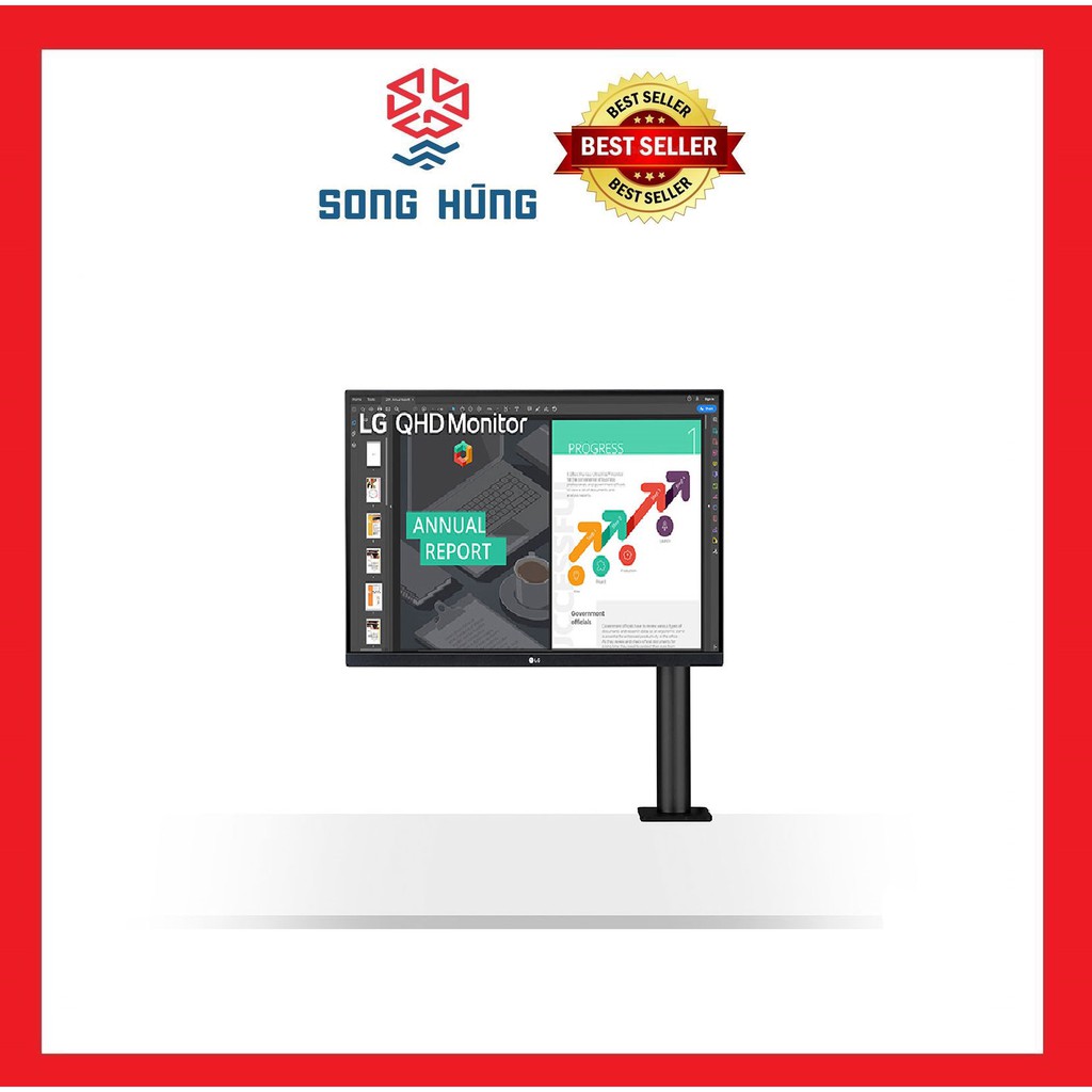 [Mã ELCL3MIL giảm 5% đơn 3TR] Màn hình máy tính LG 27QN880-B 27 inch QHD IPS 75Hz | BigBuy360 - bigbuy360.vn