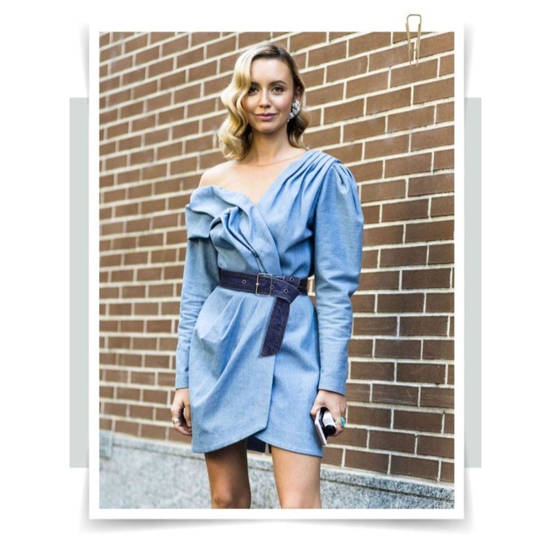 Dây Thắt Lưng Denim Phong Cách Cổ Điển Thời Trang Dành Cho Nữ