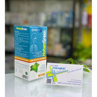 Giảm ho nhanh chóng Hohen Green - Bổ phế, giảm ho, giảm đờm, viêm phế quản & hen suyễn