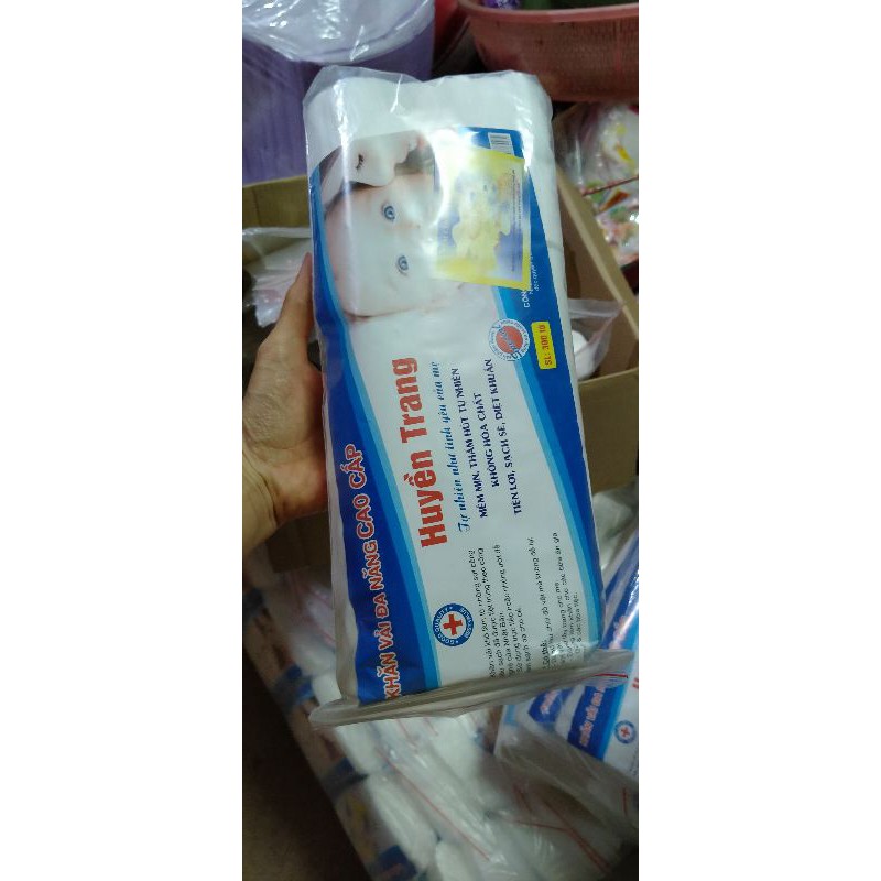 combo 3gói Khăn vải đa năng cao cấp huyền trang