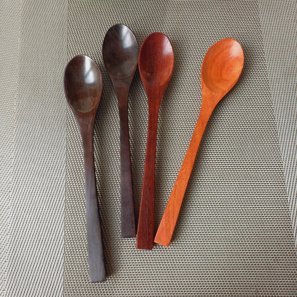 Muỗng, Thìa Gỗ Trắc Lớn Cán Dài 20x3.5cm Ăn Cơm, Súp, Chè, Thìa Decor Trang Trí Chụp Ảnh Của Vitrapro