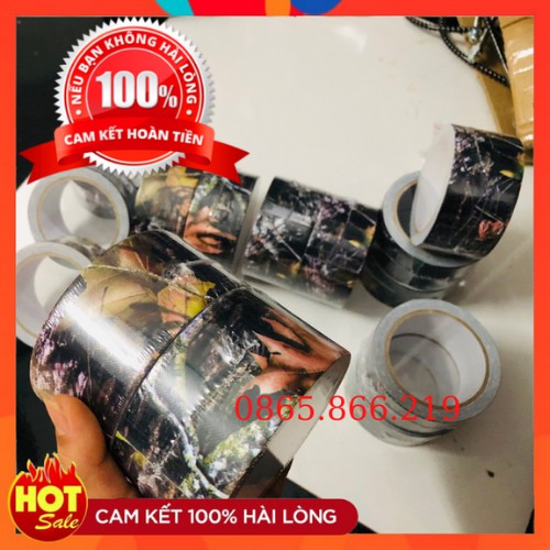 Băng Keo Ngụy Trang Màu 3D Lá Cây Khô - Băng Keo Chống Thấm Nước