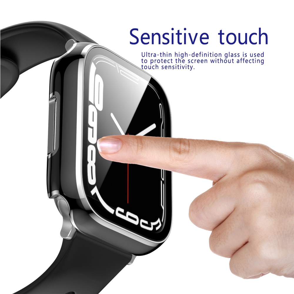 Miếng Dán Bảo Vệ Màn Hình Chống Sốc Cho iwatch 7 6 5 4 321 45mm 41mm
