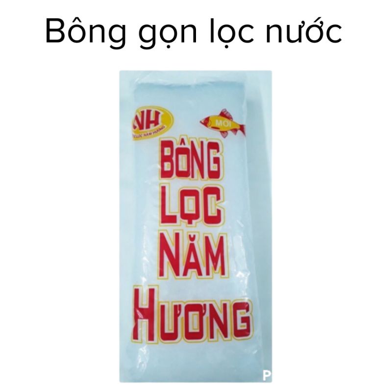 Bông gòn lọc nước cho bể cá , bông lọc trắng 13cm x 65cm