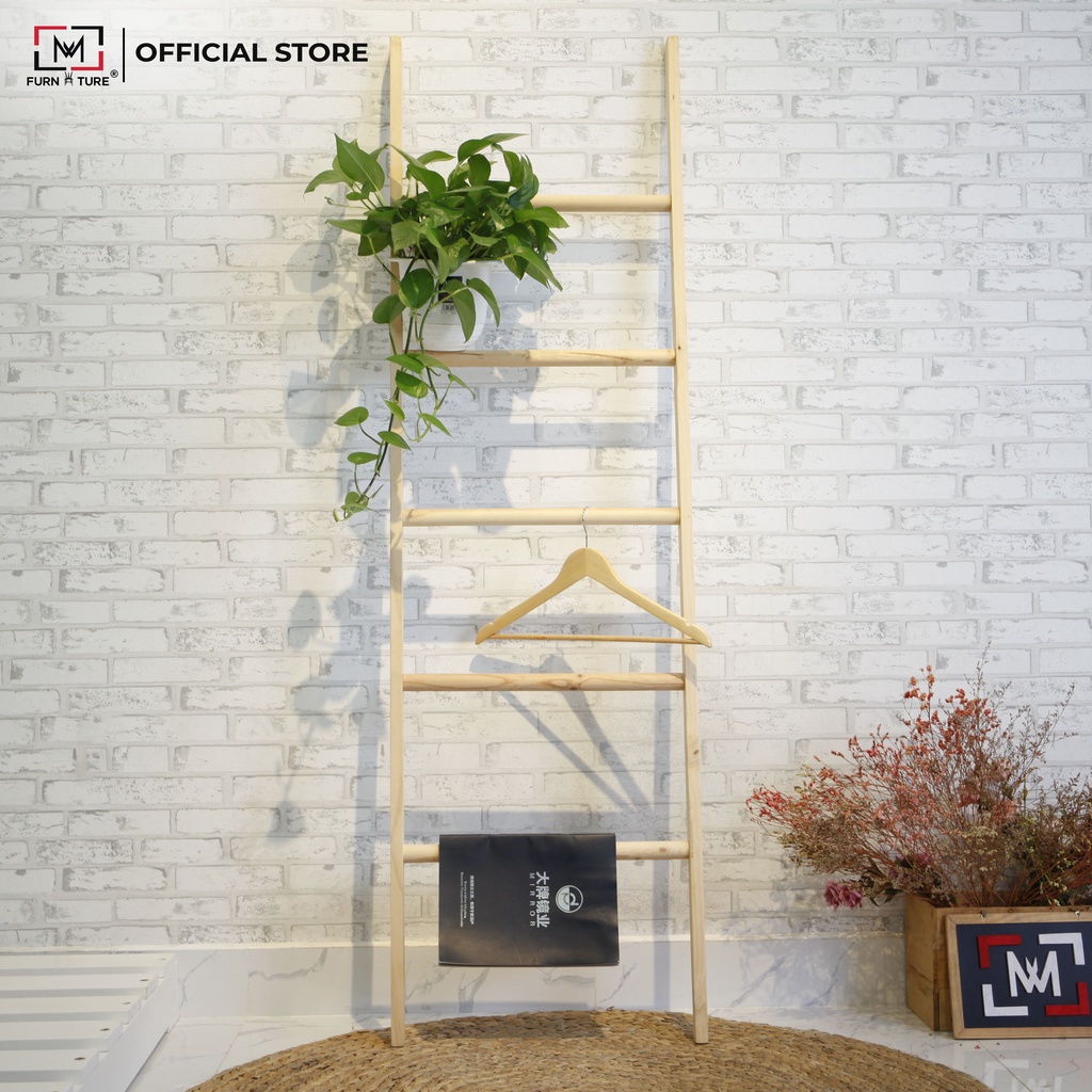 Thang trang trí treo đồ phong cách hàn quốc - MW FURNITURE - A Towel Ladder - Nội thất trang trí