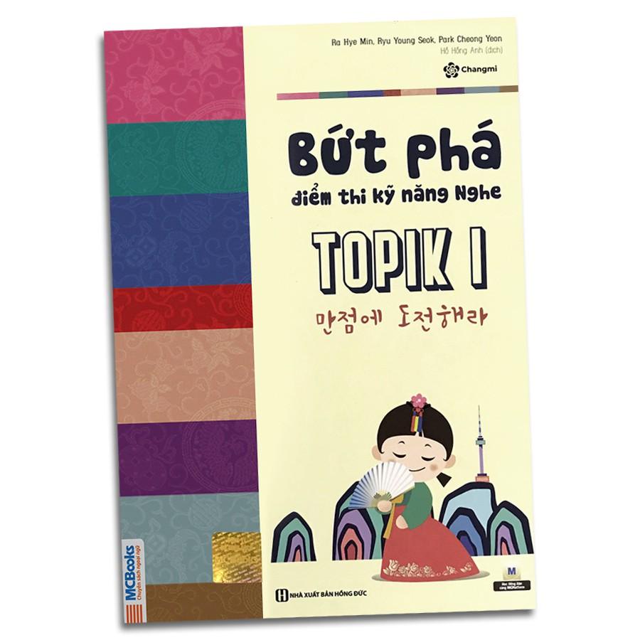 Sách - Bứt Phá Điểm Thi Kỹ Năng Nghe TOPIK 1