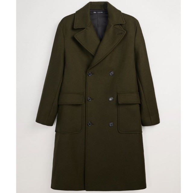 Áo khoác dạ Zara authentic DOUBLE-BREASTED