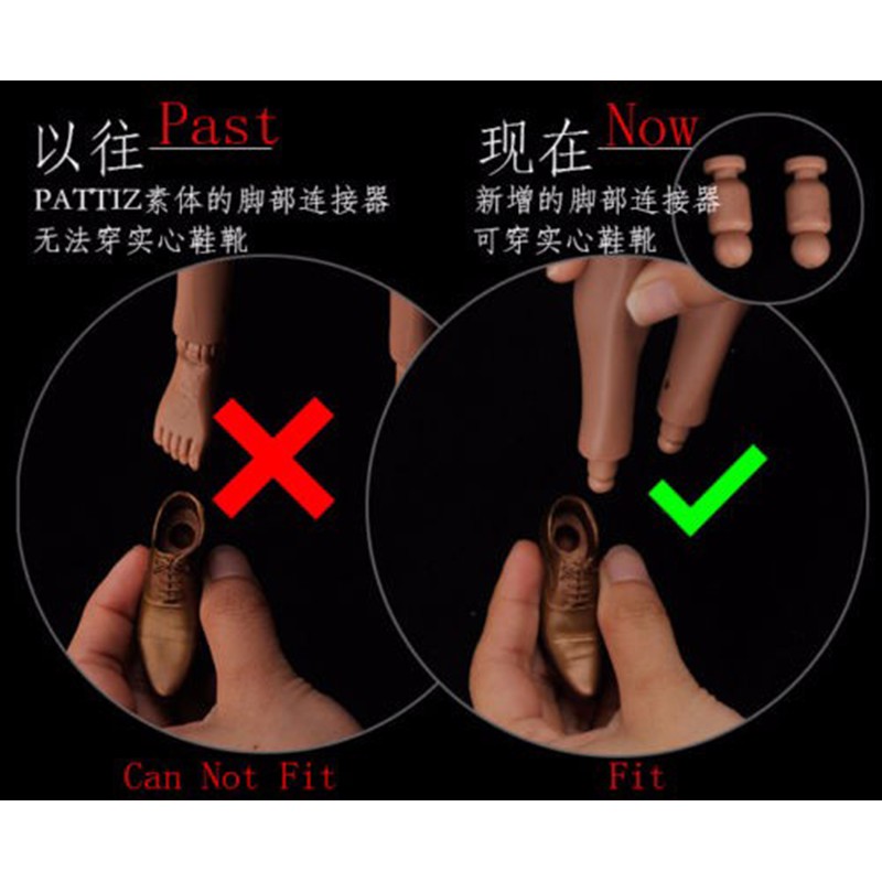 Bộ 9 Đầu Nối Cho Mô Hình Cơ Thể Tỉ Lệ 1/6