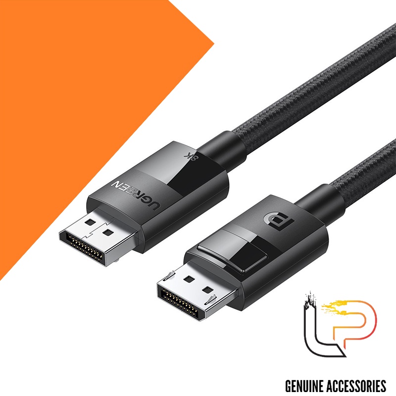 Cáp Displayport bọc dù chuẩn 1.4 hỗ trợ 8K Ugreen Dài 1M - 2M - 3M