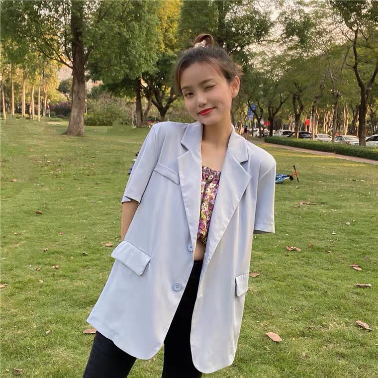 Áo blazer nữ ngắn tay sanh chảnh KOALA, áo vest nữ tay lỡ hàng Quảng Châu loại 1 - BLAZ02 | BigBuy360 - bigbuy360.vn