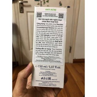 SỮA RỬA MẶT DERMACOS CHO DA MỤN