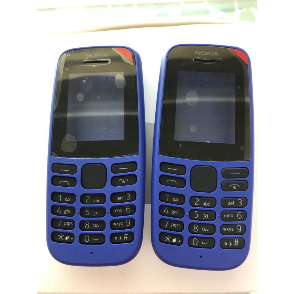 Vỏ nokia 105 đời năm 2019 có sườn, vỏ xịn như zin, như hàng bóc máy, mới đẹp