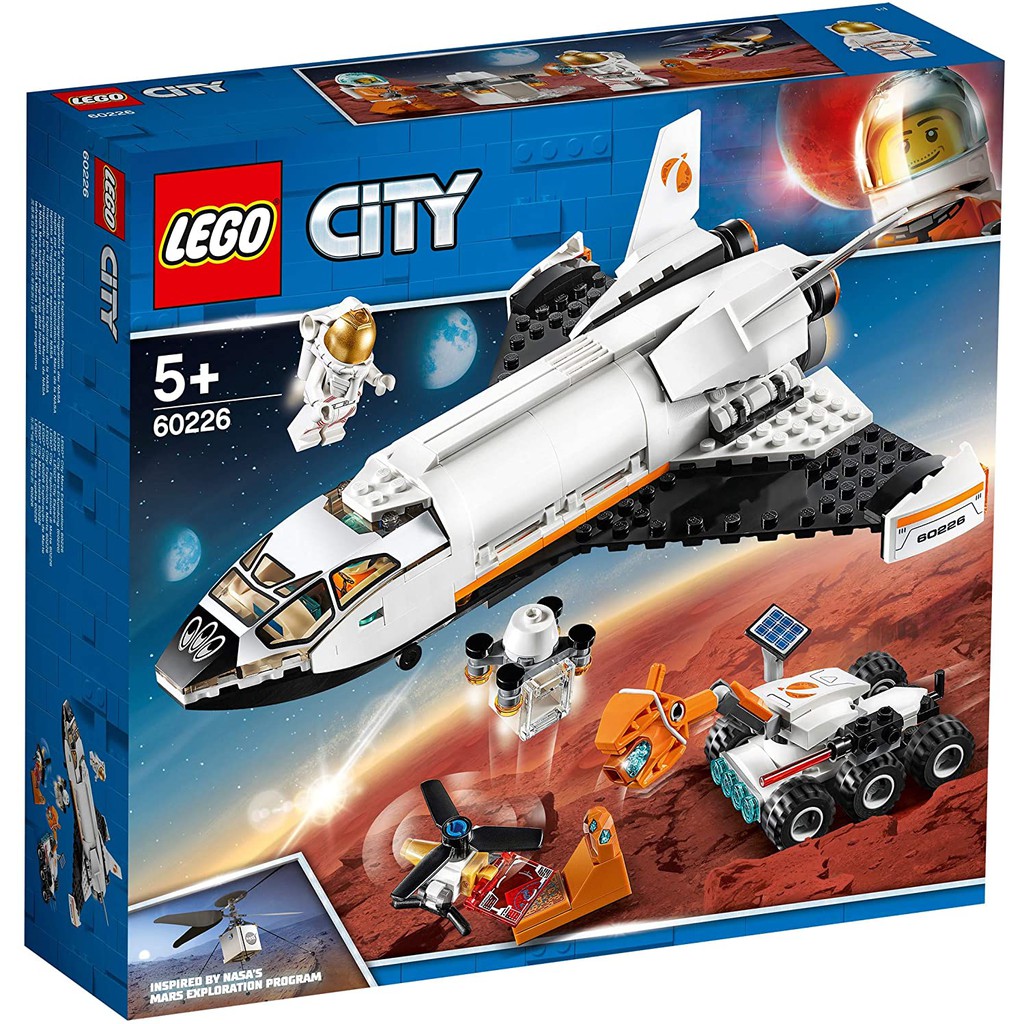 [LEGO CHÍNH HÃNG] 60226 - Tàu Con Thoi Thám Hiểm Sao Hỏa (LEGO City Mars Research Shuttle 60226) 273 Chi Tiết