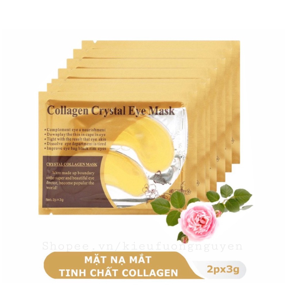 [ NGĂN NGỪA LÃO HÓA] Mặt Na Mắt Collagen Crystal Eyelid Mask - Dưỡng Mắt Chống Thâm Quầng, Giảm Nếp Nhăn Cho Vùng Da Mắt