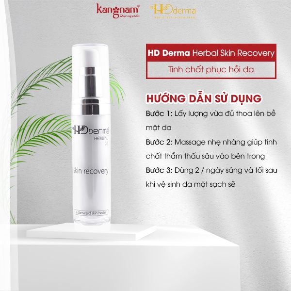 Nước thần phục hồi, trẻ hoá toàn diện HD Derma Herbal Skin Recovery 30ml