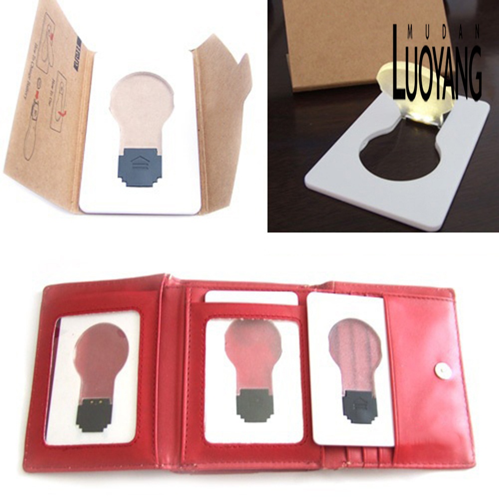 Thẻ Đèn Pin LED Mini Có Thể Gấp Gọn Bỏ Túi Tiện Dụng