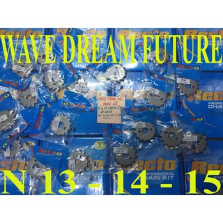 Nhông Recto 13T - 14T - 15T  Xe Wave Dream Future