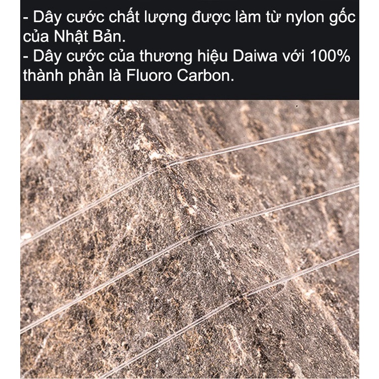 Cước câu cá Daiwa D-Fron 150M Chính hãng công ty Siêu mềm mịn lực tải tốt Hàng cao cấp - Lão Ngư Fishing