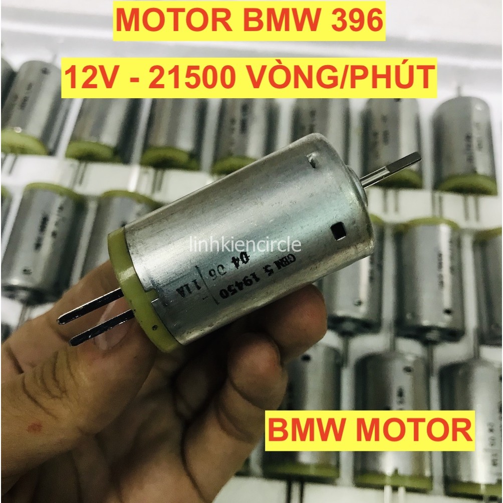 BMW motor động cơ mini 395 12V tốc độ cao 21500 RPM mô men xoắn lớn DIY mô hình - LK0196