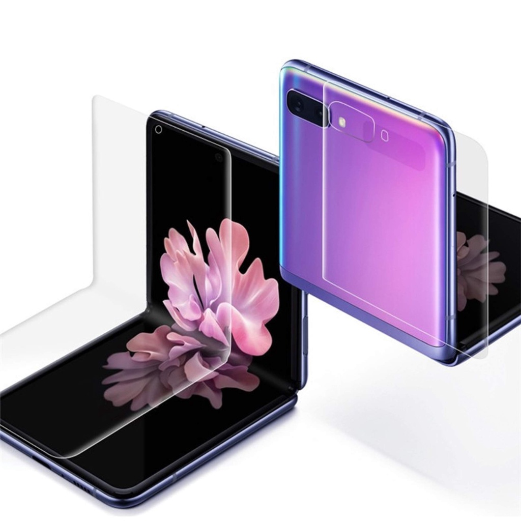 Bộ Phim Hydrogel Trước Sau 3 Trong 1 + Vỏ Bảo Vệ Camera Dành Cho Samsung Galaxy Z Màn Hình Lật Bảo Vệ Cho Samsung Z Flip