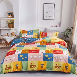 Set chăn ga gối cotton poly nhập