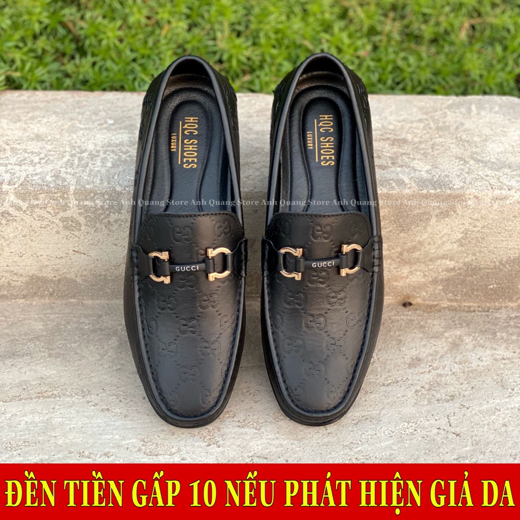 Giày Lười Nam Cao Cấp Chất Liệu Da Bò Nguyên Tấm - Bảo Hành Bong Nổ Da Trọn Đời - Phong Cách Trẻ Trung Hiện Đại GL838