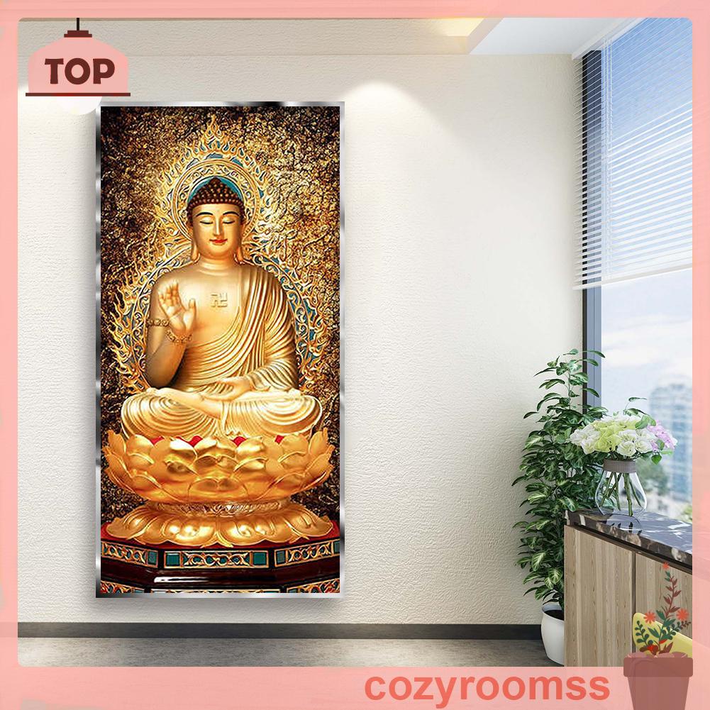 Tranh Đính Đá Kim Cương Toàn Bộ 5D DIY Hình Vẽ Phật