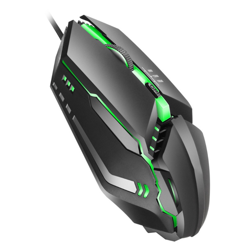 Chuột Chơi Game Có Dây Đèn Led 7 Màu K3 1600DPI