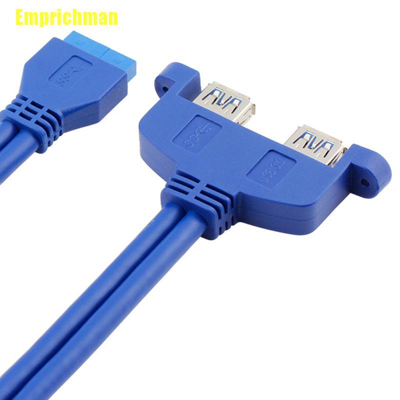 Cáp Kết Nối Bo Mạch Chủ 2 Cổng Usb 3.0 20pin | BigBuy360 - bigbuy360.vn