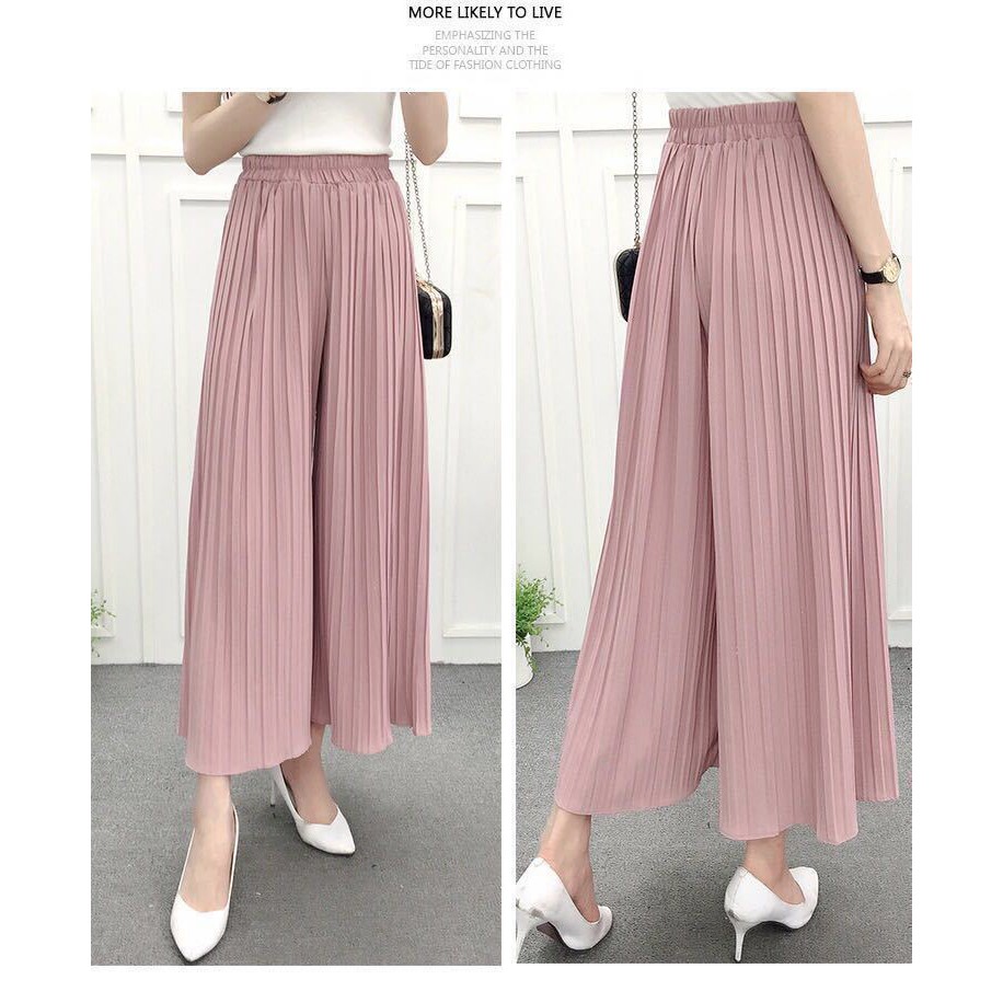 Quần Chiffon Nữ Ống Rộng Palazo Thời Trang | BigBuy360 - bigbuy360.vn