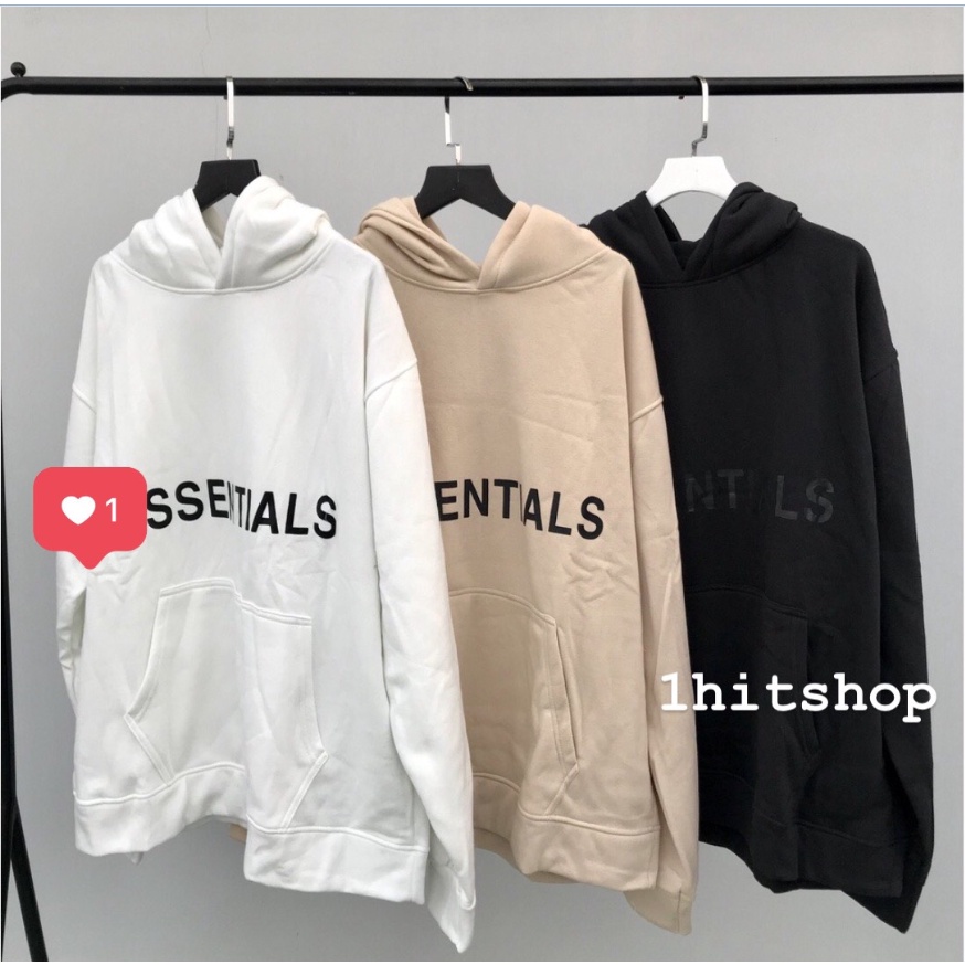 Áo Hoodie ESS.ENTIALS Ulzzang Unisex 1hitshop (có T.AG nón)