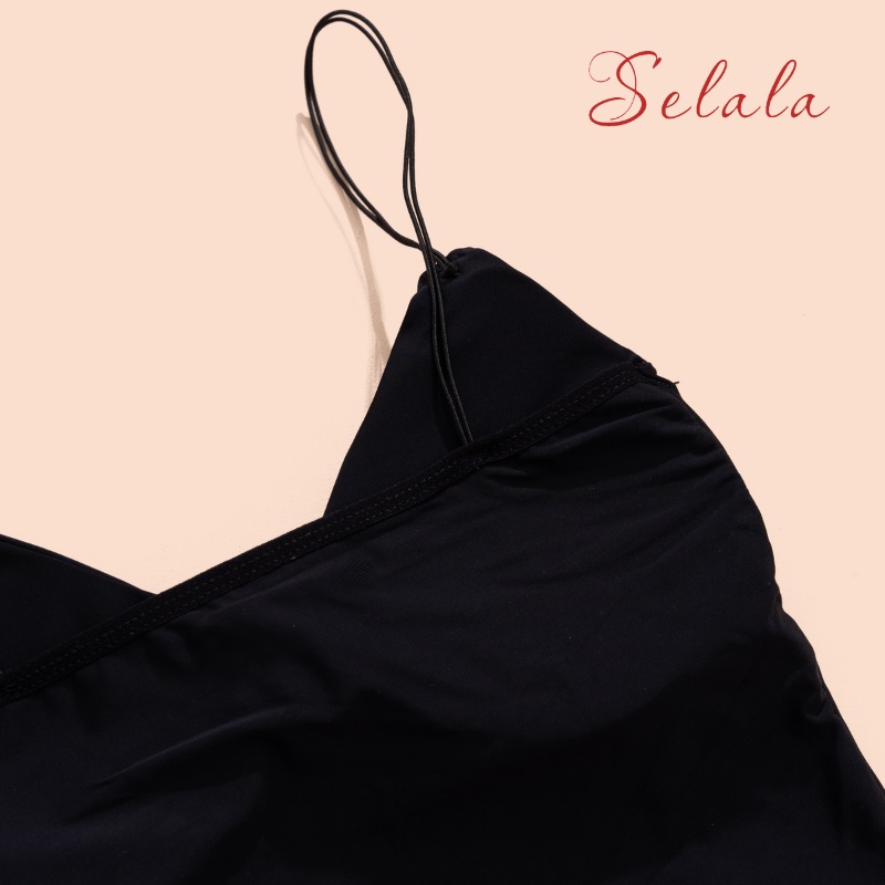 Áo 2 Dây Selala Dáng CropTop Quai Mảnh Siêu Đẹp, Siêu Chất 2S03