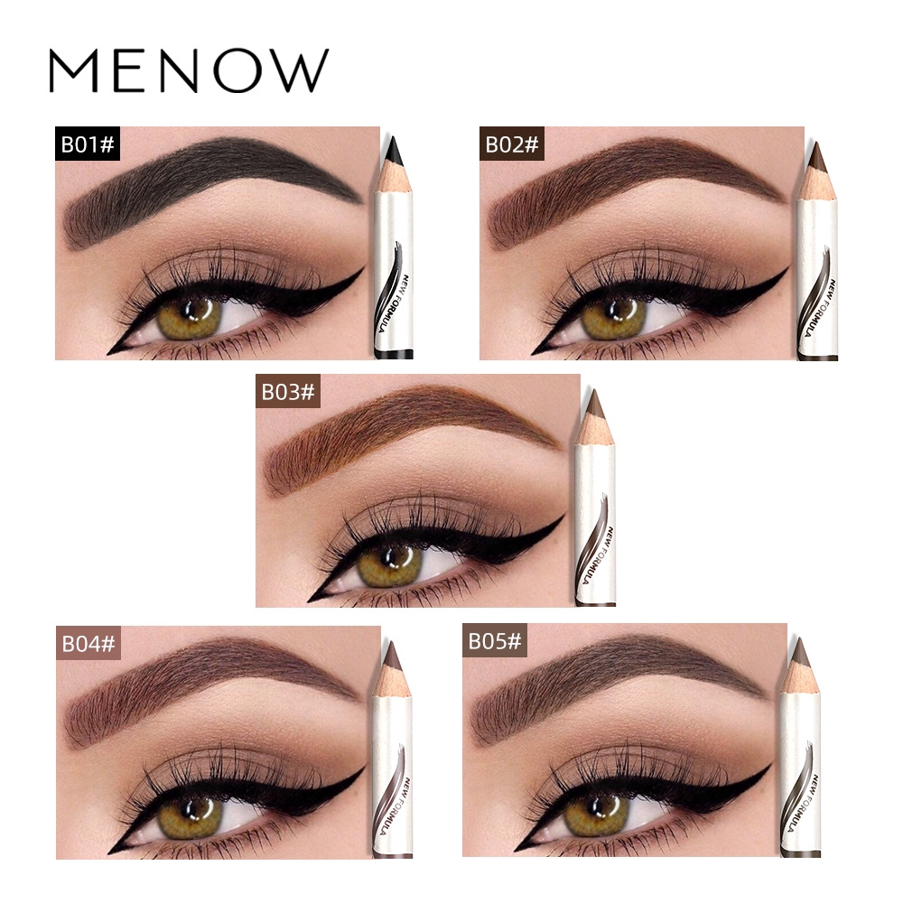 Chì kẻ mày Menow mịn mượt trang điểm chống nước và mồ hôi