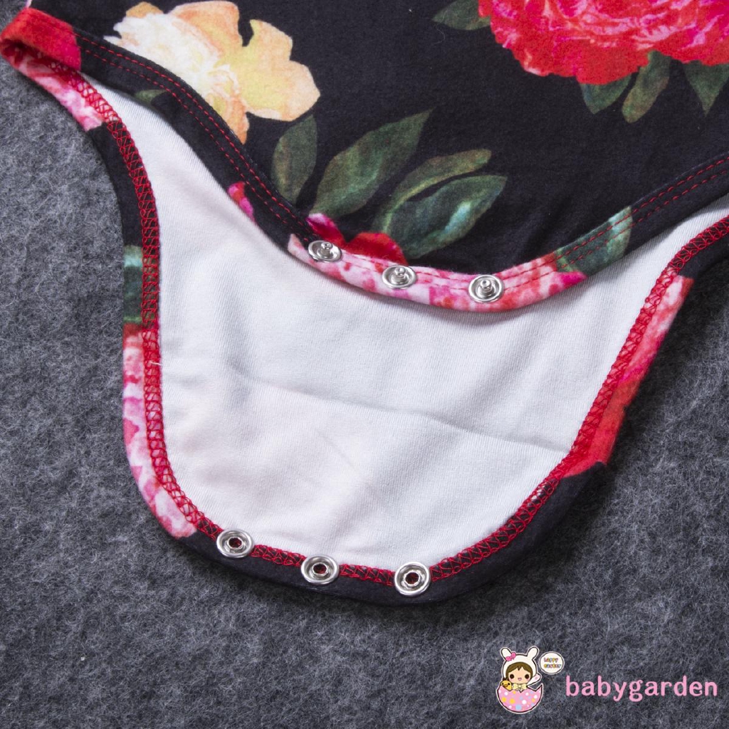Áo Liền Quần+Quần Dài+Băng Đô Cho Bé Mới Sinh