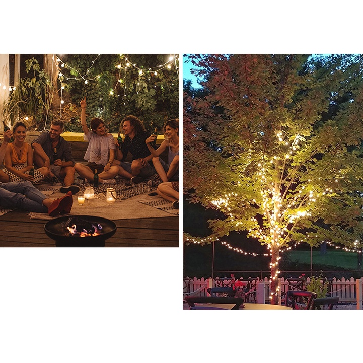 Đèn XIAODUOJIAJU bóng LED cổng USB treo trang trí lều cắm trại ngoài trời