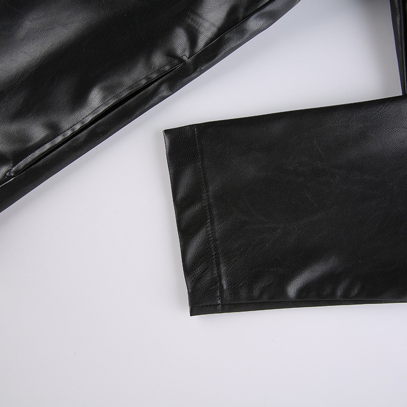 Áo khoác da nữ hàn quốc croptop cổ điển nữ hiện đại nữ mới đẹp năm 2021 2022 | BigBuy360 - bigbuy360.vn